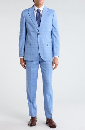 Nautica Light Blue Plaid Suit in Lt. Blue Plaid at Nordstrom Rack, Size 38 Regular