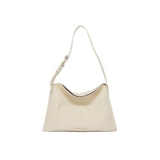 Orciani Shoulder Bags, female, Beige, Size: ONE SIZE Trinity Soft Midi