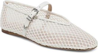 Favorite Daughter Margot Mesh Mary Jane Flat in Snow at Nordstrom, Size 9.5