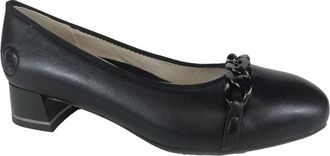 Rieker Elegante Pumps - Dames - Pumps - Zwart - 40 EU - Leer - Schoenen