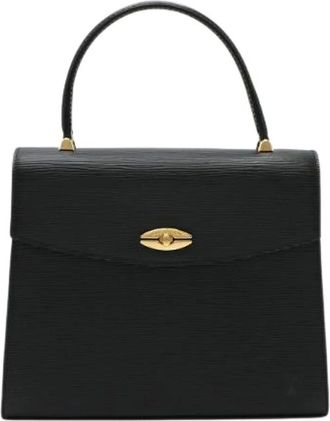 Louis Vuitton Pre-owned Handbags, female, Black, Size: ONE SIZE Pre-owned Leather Handbag