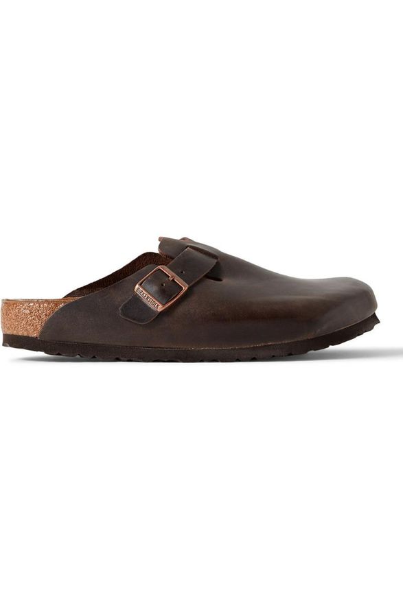 Boston Oiled-Leather Clogs