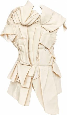 Comme Des Gar&ccedil;ons Comme Des Garcons 2013 Canvas Gathered Vest