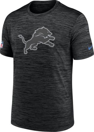 Nike Detroit Lions Rivalries Collection Sideline Velocity Nike Mens Dri-FIT NFL T-Shirt in Black | 02ER00A9J-B3C