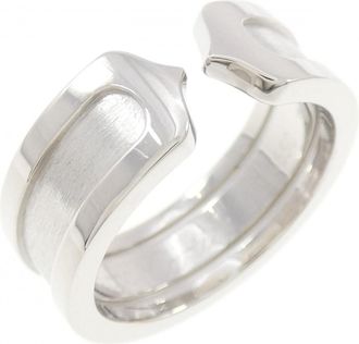 Cartier C2 White Gold (18K) Band Ring (Pre-Owned)