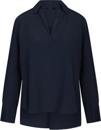 Seventy Blouses - Dames - Blouses - Blauw - 2XS - Overhemden
