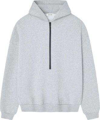 Fear of God hooded zip sweatshirt - men - Cotton/Polyester - L - Grey