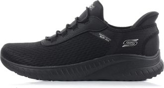 Skechers Womens Bobs Squad Chaos in Color Sneaker, Black Mesh, 2.5 UK