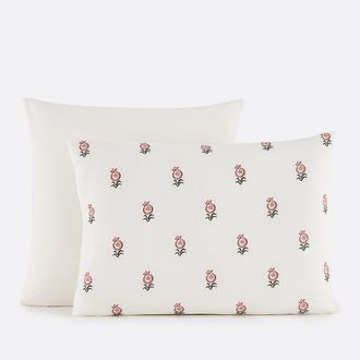 La Redoute Interieurs Kussensloop in geborduurd vintage katoen, Anda