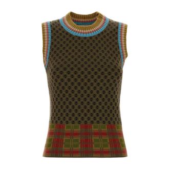 Dries Van Noten Temi Vest - Knitwear - Mujer - Multicolor - S