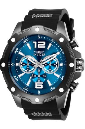 Invicta I-Force 27272 Heren Horloge - Quartz Uurwerk - Roestvrij Staal met blauwe Wijzerplaat - 50mm