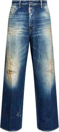 Dsquared2 Loose-Fit Distressed Denim Jeans