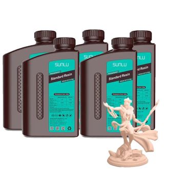 OEM Resina Para Impresoras 3d, Alta Precisi&oacute;n, Aplicaciones Vers&aacute;tiles, Color Beige Est&aacute;ndar