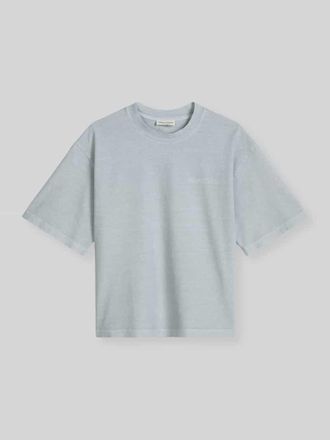 Marc O'Polo Boxy Fit T-Shirt aus reiner Baumwolle in Hellblau, Gr&ouml;&szlig;e XXL