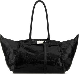 Benedetta Bruzziches Black Leather Mame Handbag