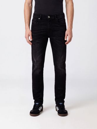 Diesel Jeans D-Strukt slim fit a vita media in denim stretch effetto usurato