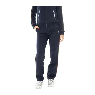Lacoste Rechte sweatpants - Dames - Broeken - Blauw - Maat: XS Katoen