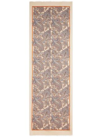 Etro Sjaal met paisley-print - Beige