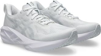 Asics NOVABLAST 5 Running Shoe in White/Piedmont Grey at Nordstrom, Size 10.5