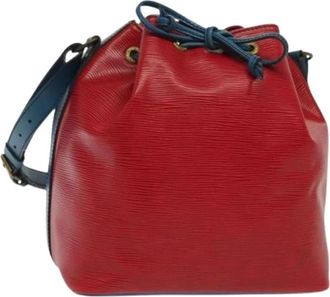 Louis Vuitton Pre-owned Vintage Bucket Bag - Dames - Vintage Tas - Rood - ONE Size - Leer - Vintage