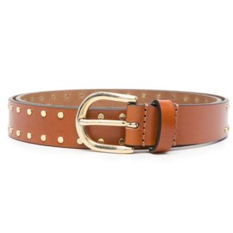 Isabel Marant Riem - Dames - Riemen - Beige - 80 CM - Leer - Accessoires