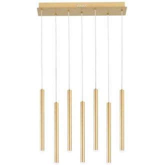 Luce-Ambiente-Design Lampadario led pype 35W 3-4-6500K 57XH200CM oro