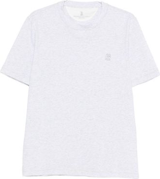Brunello Cucinelli Logo Cotton T-Shirt-Uomo