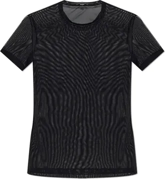 Maison Margiela Dames, Tops, Zwart, Maat: XS Leer