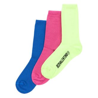 Red Valentino Socks, female, Multicolor, Size: L/XL 3-Piece Socks Set