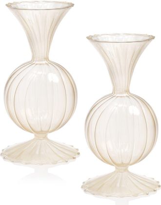 Zodax Treviso Alta Set of 2 Vases in Very Light Yellow at Nordstrom Rack