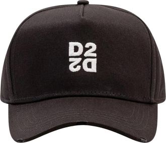 Dsquared2 Baseball Cap - Heren - Petten - Zwart - ONE Size - Accessoires