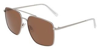 Nautica N106SP 040 Mens Sunglasses Silver Size 59