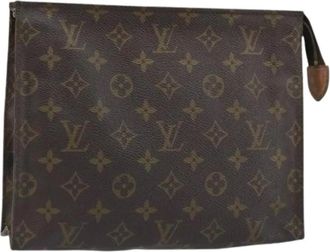 Louis Vuitton Pre-owned Clutches, female, Brown, Size: ONE SIZE Pre-owned Pouch