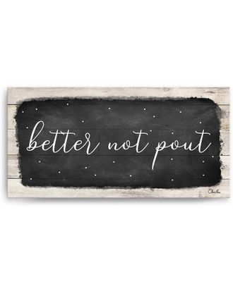 Ready2HangArt Ready2hangart Better Not Pout Canvas Wall Art By Olivia Rose