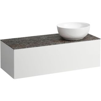 Laufen Laufen Il Bagno Alessi Cajonera, Encimera De Piedra Marrone