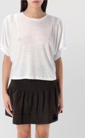 Isabel Marant sheer fabric relaxed fit round neck tshirt