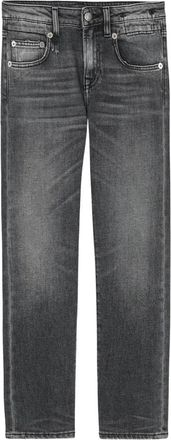 R13 Boy Straight Jeans - Dames - Cropped Jeans - Grijs - W27 - Katoen - Jeans