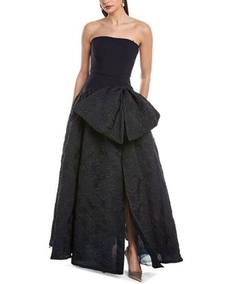 Marchesa Cloque Gown