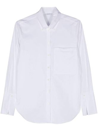 Patrizia Pepe Camicia con stampa Fly - Bianco