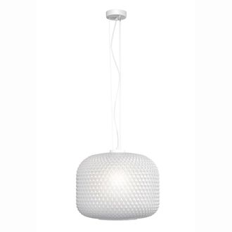 Luce-Ambiente-Design Ashford Suspension in White Glass 150x40 Cm