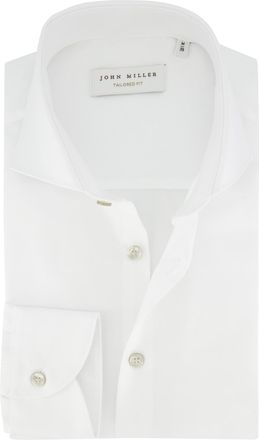 John Miller Overhemd Tailored Fit John Miller wit normale fit