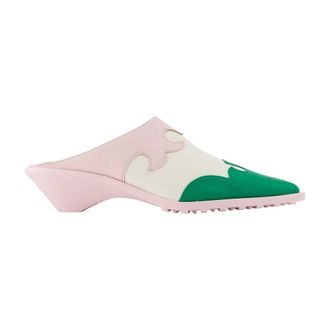 Camper Anita Panelled Leren Mules - Dames - Muiltjes - Roze - 37 EU - Leer - Schoenen