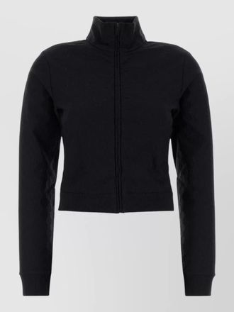 Gucci gg jacquard sweatshirt high collar design