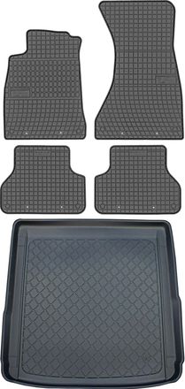 OEM Audi A4 B9 Kombi Desde Noviembre De 2015. Juego De Alfombrillas De Goma Para Coche Y Maletero