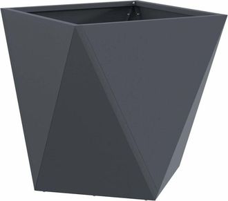 vidaXL Planter Anthracite 50 x 50 x 50 cm Steel vidaXL