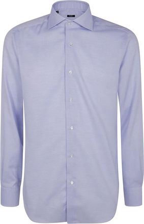 Barba Hombre, Camisas, Azul, Talla: L