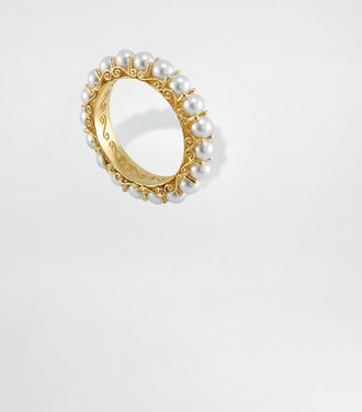 Dolce & Gabbana Pearl Earrings 18-carat Yellow Gold And Pearls - Woman Rings Gold 46