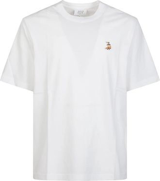 Maison Kitsun&eacute; Dreaming Fox Comfort T-shirt - Heren - T-shirts - Wit - XL - Katoen - Tops