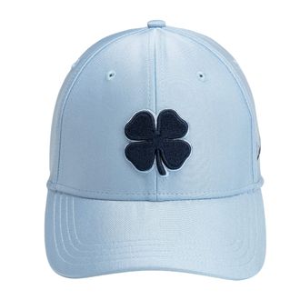Black Clover Premium Flex Cap, Navy Clover/ Carolina Blue, L-XL