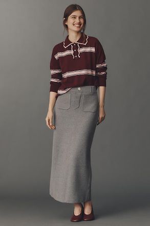 Maeve The Colette Sweater Knit Maxi Skirt